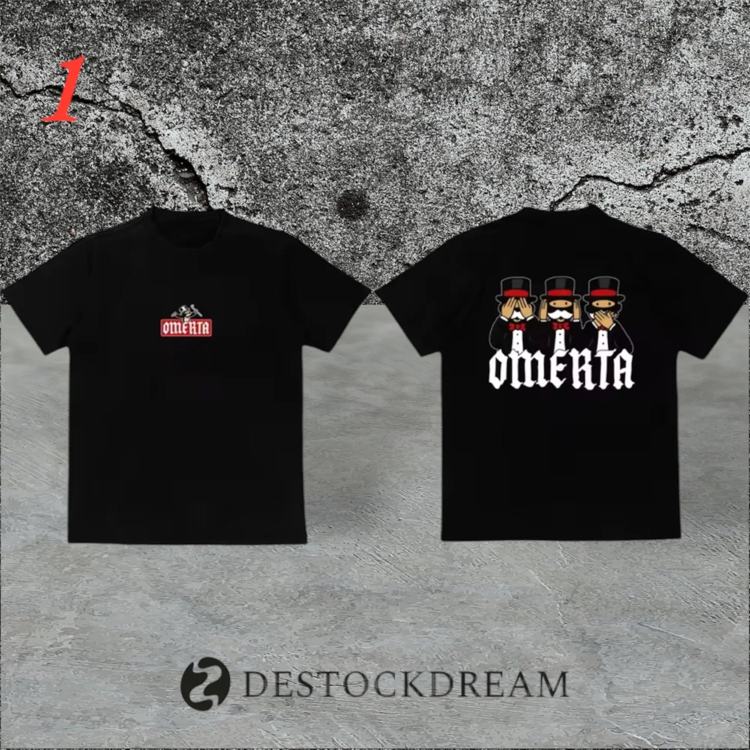 T-Shirt OMERTA Destockdream