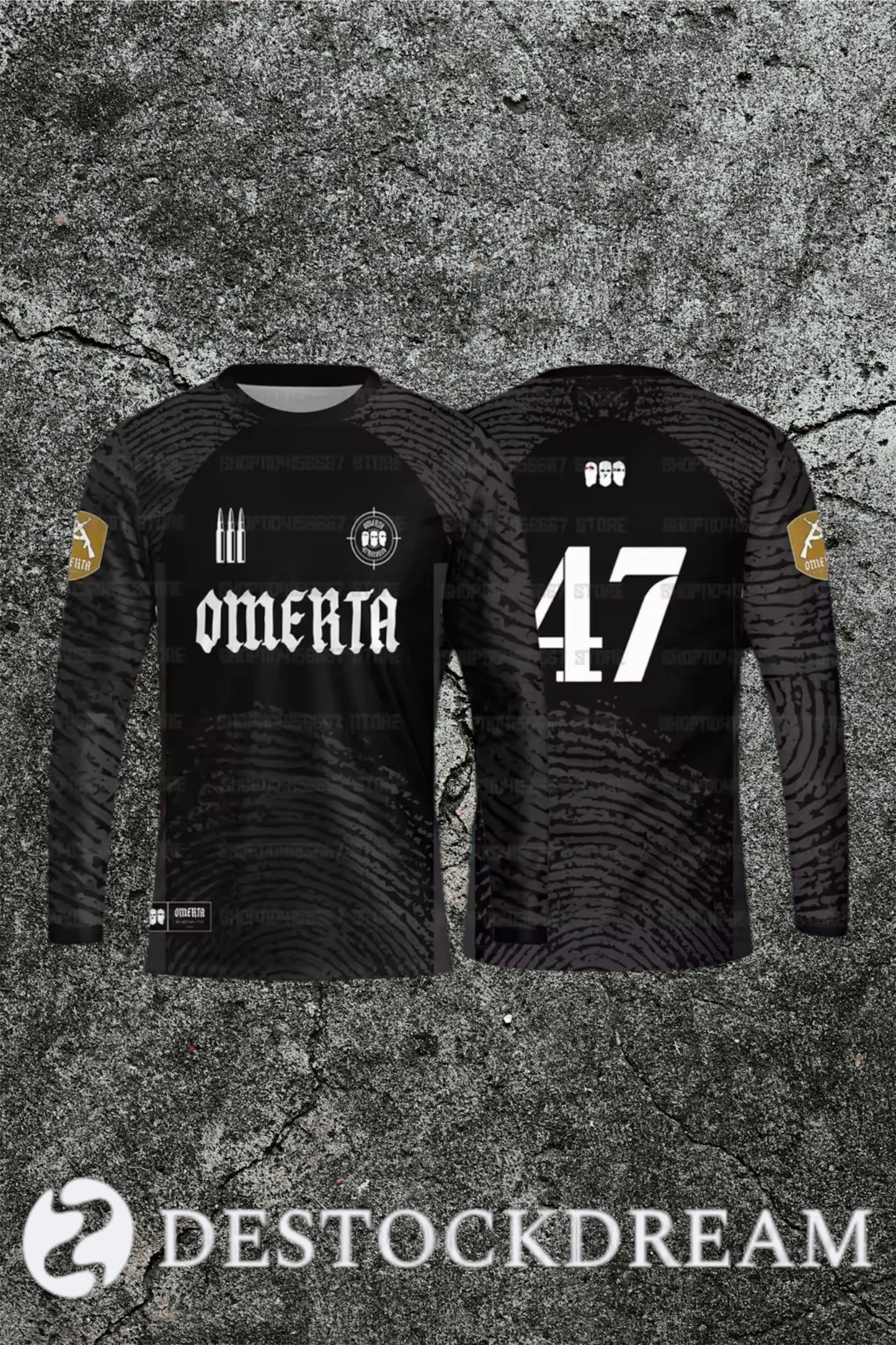 Maillot omerta 47 manche longue Destockdream